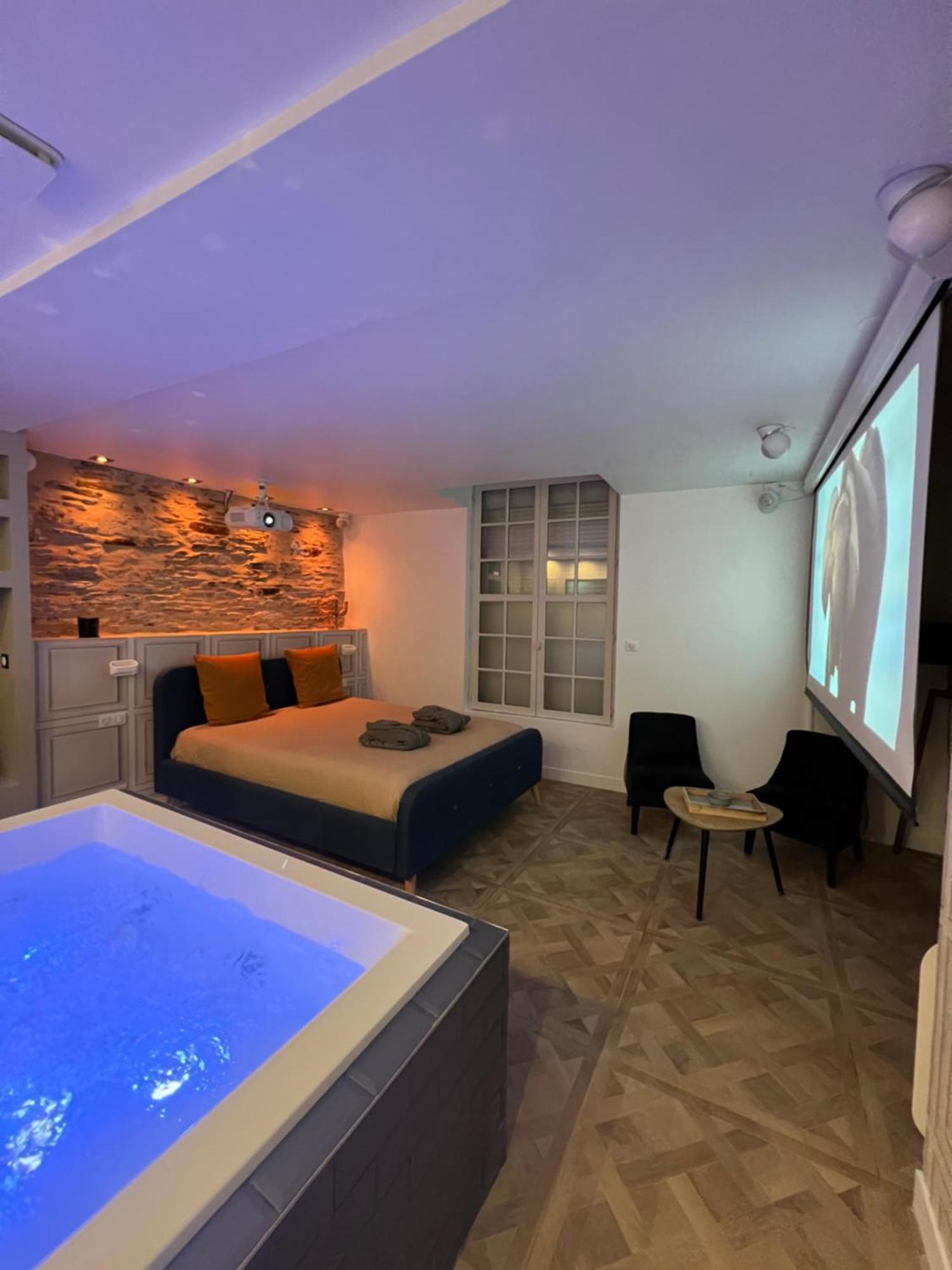 Appartement Avec Jacuzzi Sauna & Home Cinema - Nid D'Angers Dış mekan fotoğraf